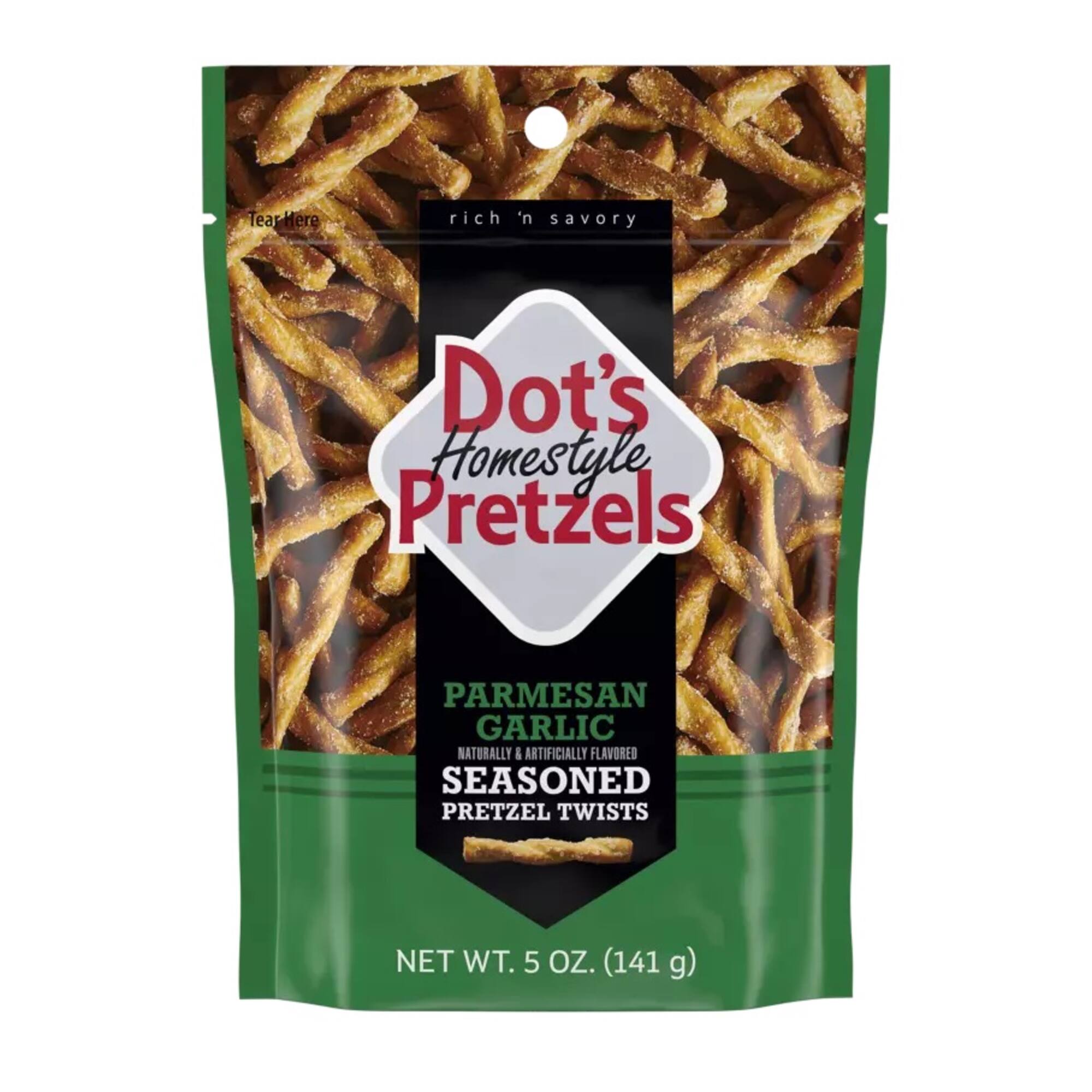 Dot's Homestyle Pretzels Parmesan Garlic Seasoned Pretzel Twists